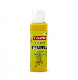 Puramio (Emulsion) Pineapple Flavour With Color  Plastic Bottle  30 millilitre